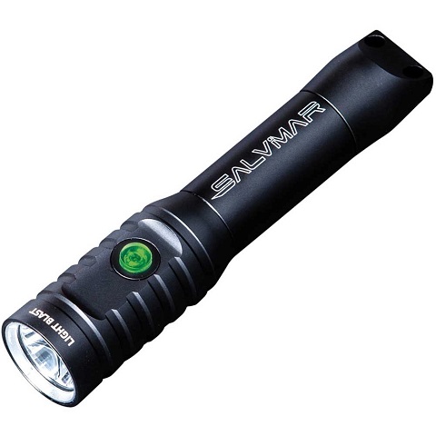 Torcia Subacquea LED Salvimar Light Blast Warm, Torcia Subacquea Unisex Adulto, Nero Torcia Da Immersione Luce Calda Alluminio